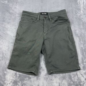 DU/ER Shorts Mens Size 31 Green N2X Relaxed Fit Stretch 5 Pocket Outdoor Hiking